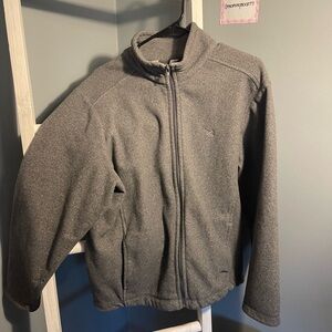 Eddie Bauer Men's Charcoal Fleece Jacket